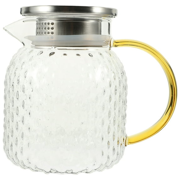 Glass Cooler Tea Pots for Party Kettle Juice Bottles Gallon Pitcher Water Clear Teapot