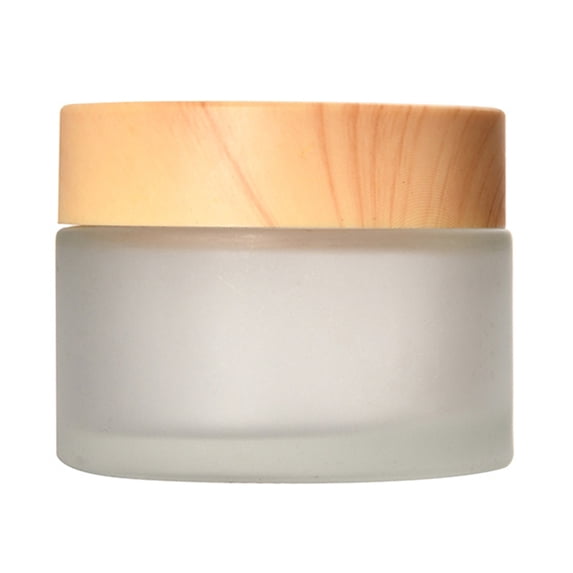 Glass Cosmetic Containers Empty Sample Jars with Leak Proof Lids Makeup Containers for Lotion Cream 5/10/15/20/30/50/60g