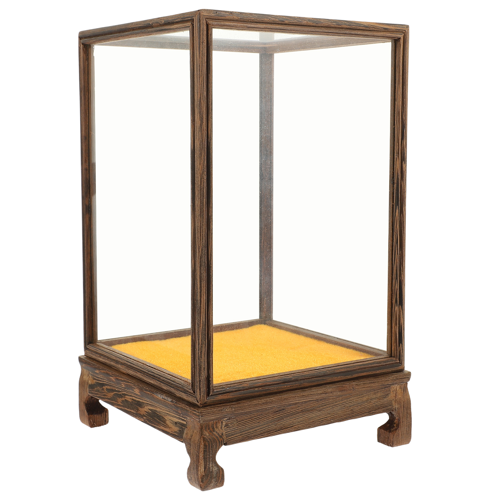 Glass Cover Display Clear Monitor Stand Household Craft Display