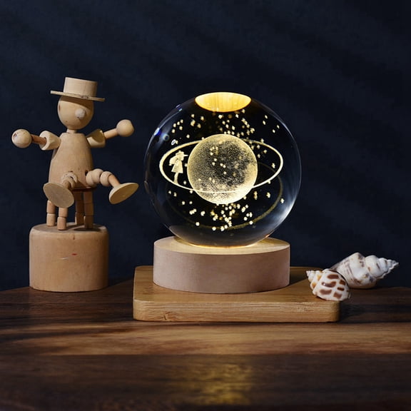 Glass Crystal Ball with Base Stand Holder Planet 50~60mm 4pc