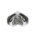 thumbnail image 1 of Glass Cube Connectors for 3/16" Thick Glass, 2 Way Glass Cubby Display Joiner, Chrome, 25 Pack, 1 of 6