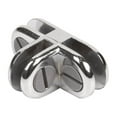 thumbnail image 1 of Glass Cube Connectors for 3/16" Thick Glass, 3 Way Glass Cubby Display Joiner, Chrome, 10 Pack, 1 of 6