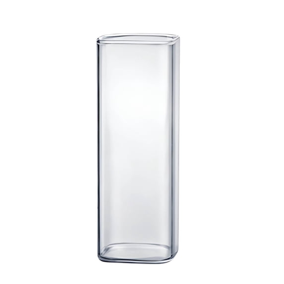 Glass Cup Drinking Glass - Transparent Acrylic, Ergonomic Handle, Versatile Beverage Use, Easy Clean Crystal Design
