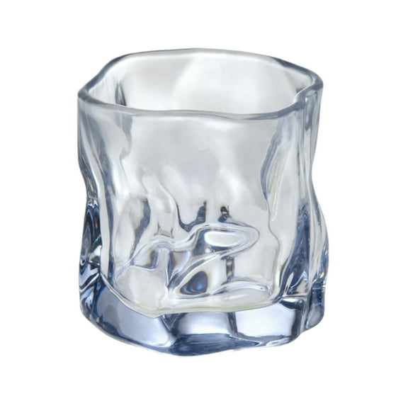 Glass Cup Small Twisted Whiskey Glass Colorful Beer Mug Thickened Unique Drinking Cup Bar Accessory Home Use Novelty Item