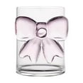 thumbnail image 1 of Glass Cups with Pink Bow, Clear Champagne Fashioned Glasses, Clear Reinforced Stems and Romantic Bow Iced Coffee Glass Cup for Wedding, Party and Home (Pink), 1 of 7