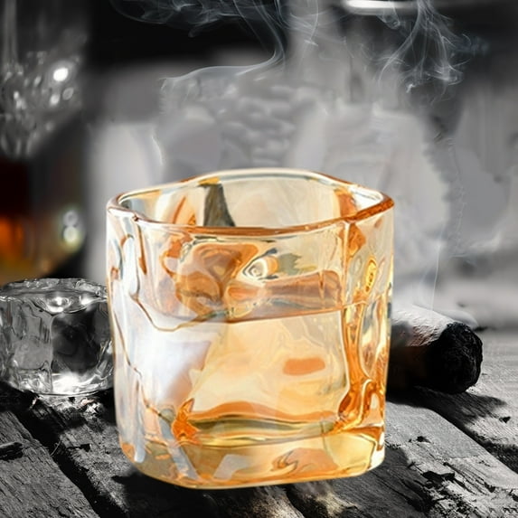 Glass Cups Whiskey Glasses Old Fashioned Scotch Rocks Glasses Lowball Glasses For Bourbon Cocktail Liquor Cool Whiskey Glass Gifts Cups
