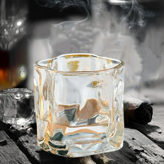 Glass Cups Whiskey Glasses Old Fashioned Scotch Rocks Glasses Lowball Glasses For Bourbon Cocktail Liquor Cool Whiskey Glass Gifts Cups