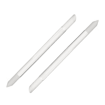 Glass Cuticle Pusher Nail File Set, Manicure Nail Care Tools, Precision Filing, Expertly shape nails for Great Results - Bona Fide Beauty Premium Czech Glass 2 Cuticle Pusher Set