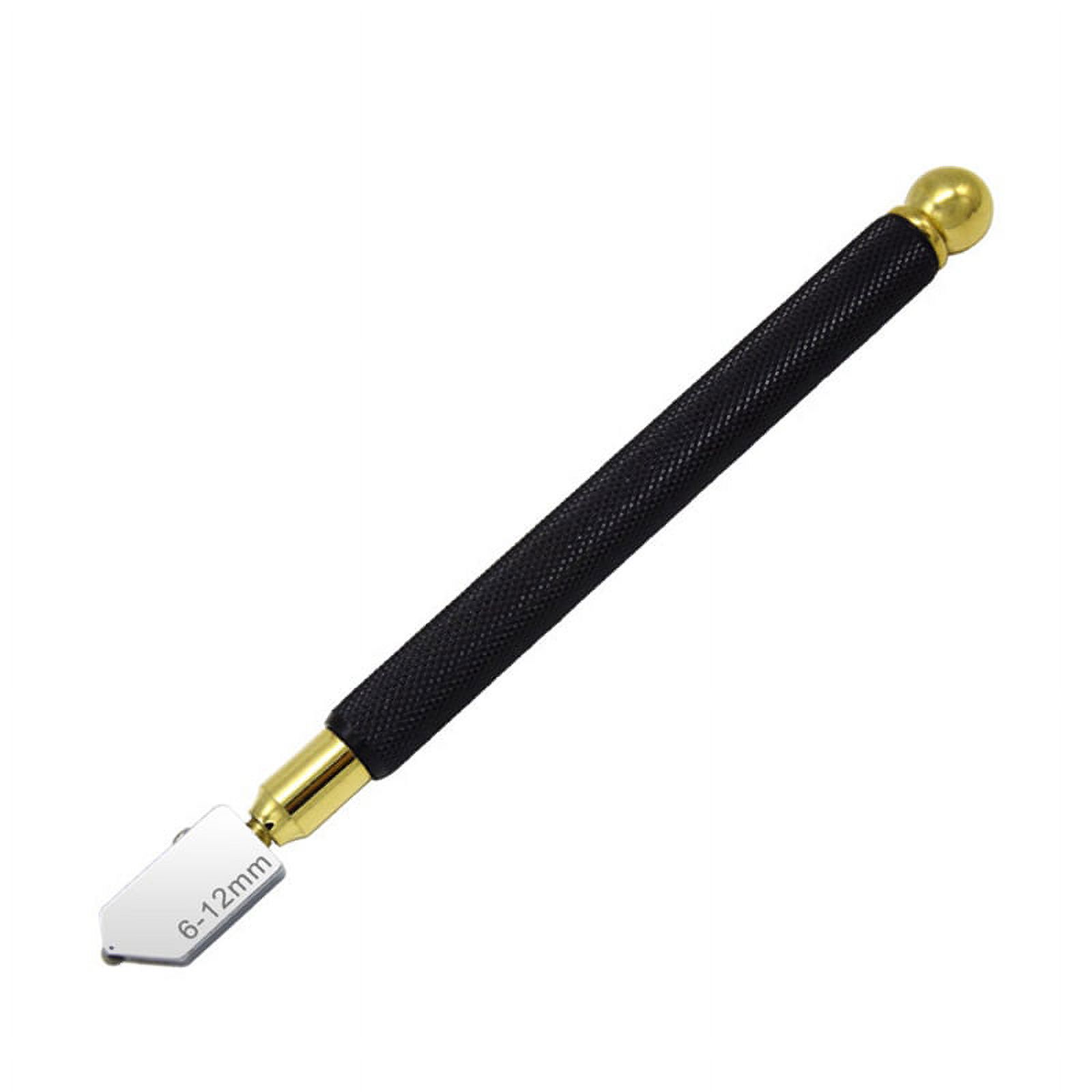 Glass Cutter 220mm with Glass Cutting Oil Glass Cutter Pencil Style Oil Feed Carbide Tip for