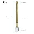 thumbnail image 1 of Glass Cutter Tool, Anti-Slip Pencil Style Handle Carbide Tip Glass Cutter Cutting Tool, Portable Glass Cutter, 4mm Cutting Range, for Mosaic, Tiles, Mirror, Stained Glass Cutting, Golden, 1 of 9