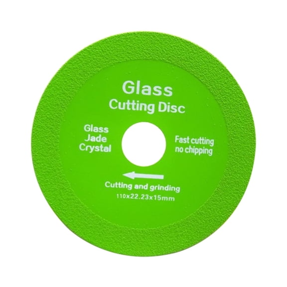 Glass Cutting Disc, 1Pc Diamond Glass Cutter Wheel,Angle Grinder Glass Blade,Tile Glass Cutting Disc,4-4.5 inch Glass Cutting Wheel,Porcelain Tile Cutter Disc for Angle Grinder Glass Tile Ceramic