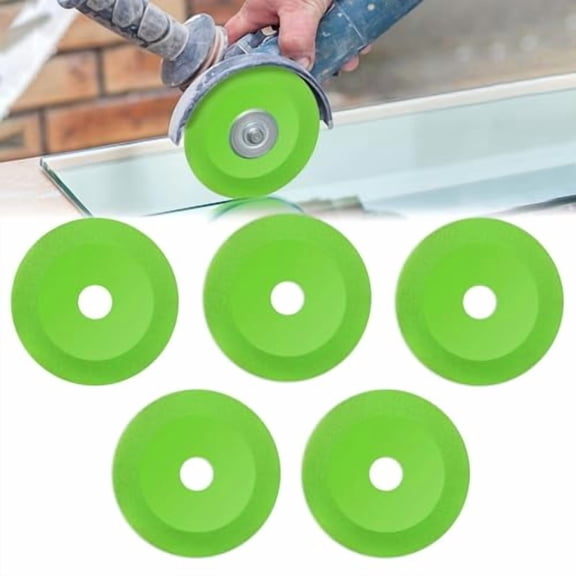Glass Cutting Disc for 4-1/2 Inch Angle Grinder, 4.5 Inch Diamond Saw Blade Wheel, Ultra-Thin Rock Slab Grinding Disc, Ceramic Tile Cutter Blade with 0.87Inch Arbor