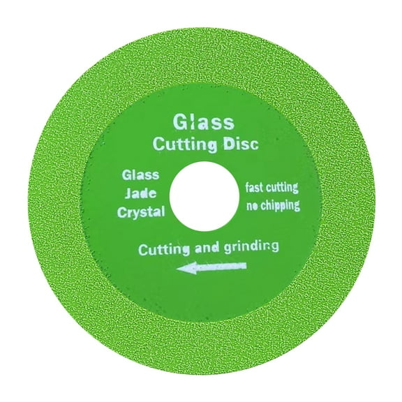 Glass Cutting Disc for Angle Grinder, Glass Ceramic Diamond Cutting Disc, Glass Saw Ultra-Thin Saw Blade for Cutting and Grinding Glass, Jade, Crystal, Tile, Ceramic.