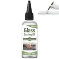 thumbnail image 1 of Glass Cutting Oil 100ml, Ensures Clean Cuts, for Stained Glass, Mirror & Tile, 1 of 2