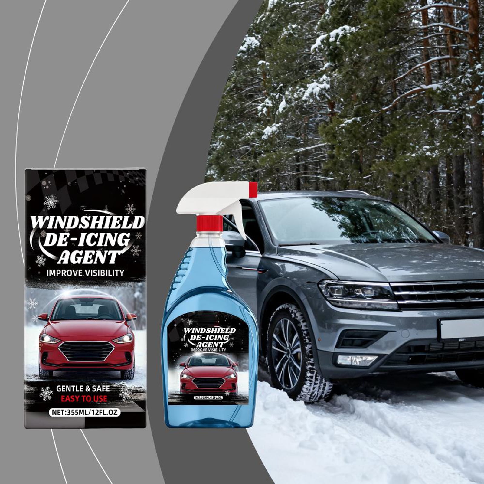 De Icer For Car Windshield Car Glass Defog And Deicing Spray