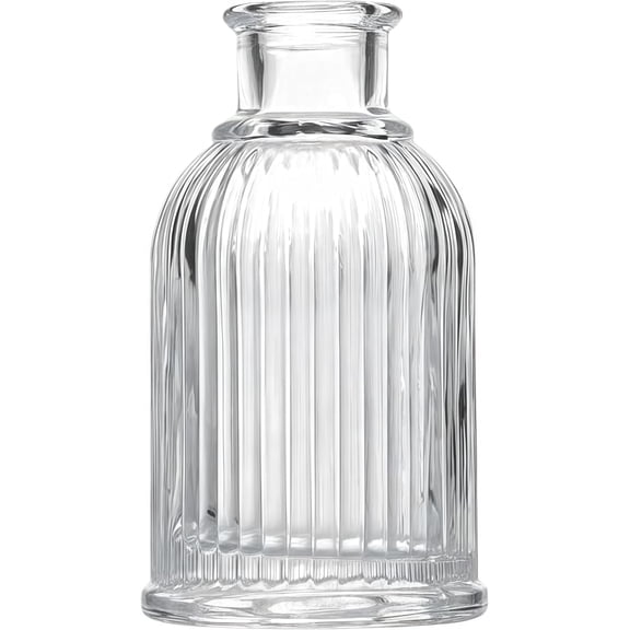 Glass Diffuser Bottles 2.9 High 40ml 1.35 Fl Oz Round Aroma Bottles Diffusers Vase Accessories Use for DIY Reed Diffuser Sets Craft Projects Wedding Party