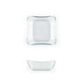 thumbnail image 1 of Glass Dinnerware 3.5" x 3.5" x h:1.25" 3 oz. Square Clear Glass Deep Plate (Set of 6), 1 of 3