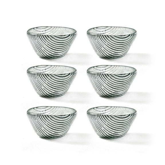 Glass Dinnerware dia.2.75" h:1.5" 2 oz. Round Black Glass Ramekin (Set of 6)