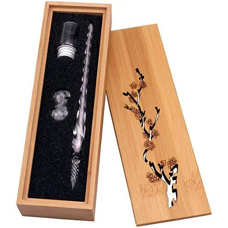 Star Glass Pen Dip Pen Gift Box Creative Crystal Signature - Temu