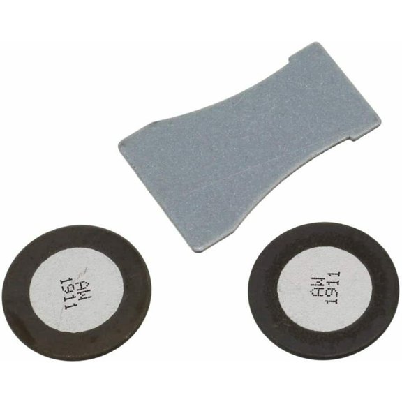 Glass Disk Transducer Discs for Opti-Myst Electric Fire Heater, 20mm Ceramic Disc with High Output Atomization, 1.70MHz Frequency, Anti-Aging Anti-Corrosion,2 Pack with Replacement Key