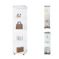 thumbnail image 1 of Glass Display Cabinet With Lockable Doors 4 Shelves Floor Standing Storage Case For Home Living Room Bedroom Exhibition Hall Office, 1 of 9