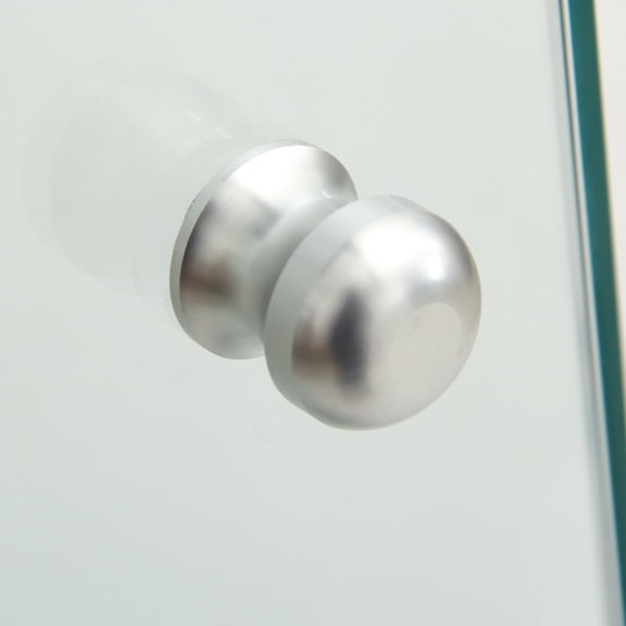 Glass Display Cabinet with Door and LED / Practical Storage for Photos