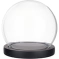 thumbnail image 1 of Glass Display Cloche Dome 4.9x4.5 Inch Glass Display Showcase with Base Decorative Display Dome Snowglobe for Fairy Lights Plants Flower Display Beach Sand Halloween Xmas Decoration DIY, 1 of 6
