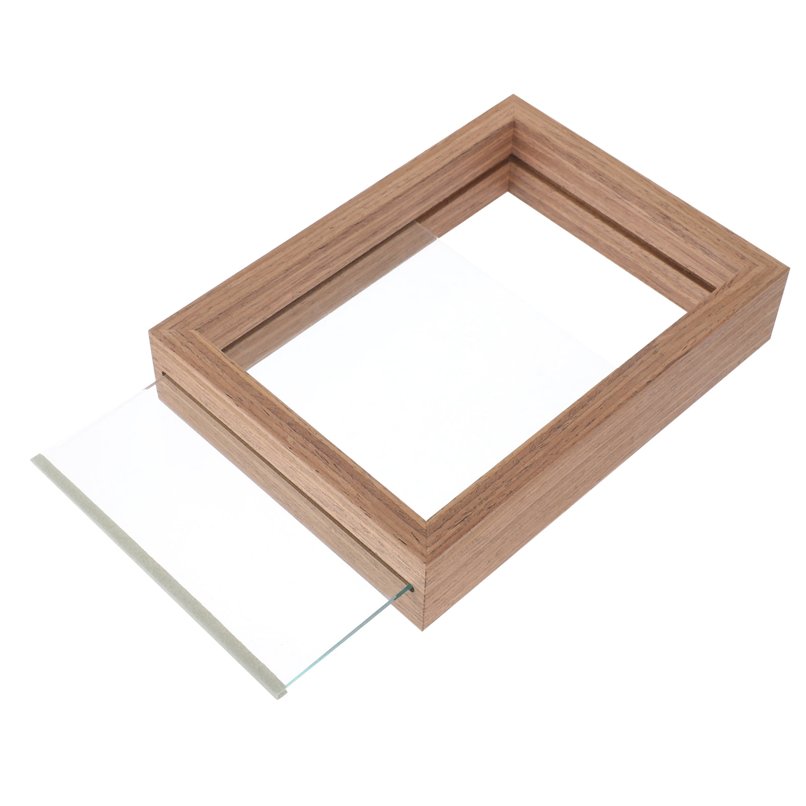 Glass Display Frame Wooden Frame Specimen Doublesided Glass Frame Picture Frame