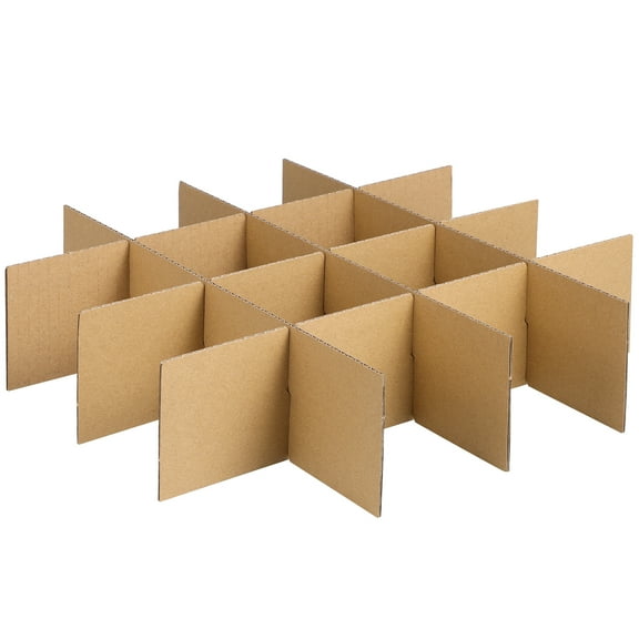 TOYMYTOY 6pcs Glass Dish Dividers for Moving Boxes Cardboard Packing Box Dividers Corrugated Dividers Ideal for Shipping and Packing