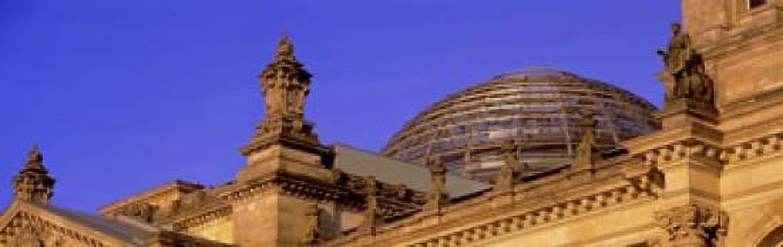 Glass Dome Reichstag Berlin Germany Canvas Art - Panoramic Images (18 x 6)