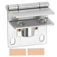 thumbnail image 1 of Glass Door Clamp Stainless Steel Glass Door Hinge Punchfree Clamp Clip Bracket S Unilateral Clip, 1 of 8