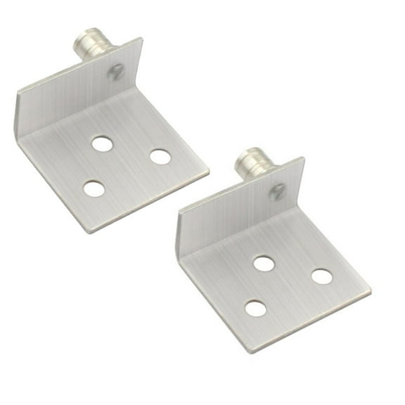 Glass Door Pivot Hinges for Cabinet Inset Door Double Sided Clamp System