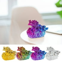 Glass Dragon Figurine | 6cm Polished Crystal Ornament | Year of the Dragon Home Decor | Auspicious Collectible Statue | Commemorative Gift | Dreamy Light Effect | 1 Piece