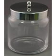 thumbnail image 1 of Glass Dressing Jar with Stainless Steel Lid - 4in x 4in, 1 of 1