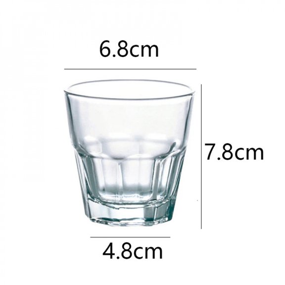 Glass Drinkware Transparent Milk Cup Water Bottle Glass Cups Restaurant Hotel Mouthwash Cup Bar KTV Creative Tea Cup Coffee Mugs