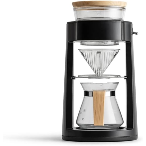 Glass Dripper Coffee Maker Manual Household Drip Coffee Hand-Brewed Cold Brew Pot with Filter Tabletop Coffee Maker for Coffee or Tea