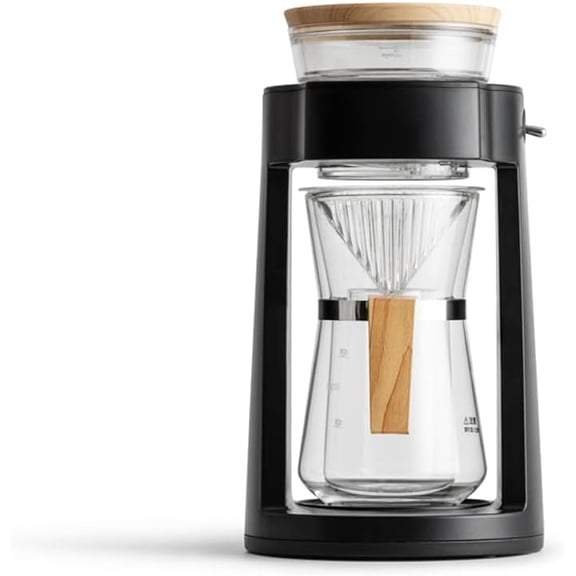Glass Dripper Coffee Maker Manual Household Drip Coffee Hand-Brewed Cold Brew Pot with Filter Tabletop Coffee Maker for Coffee or Tea