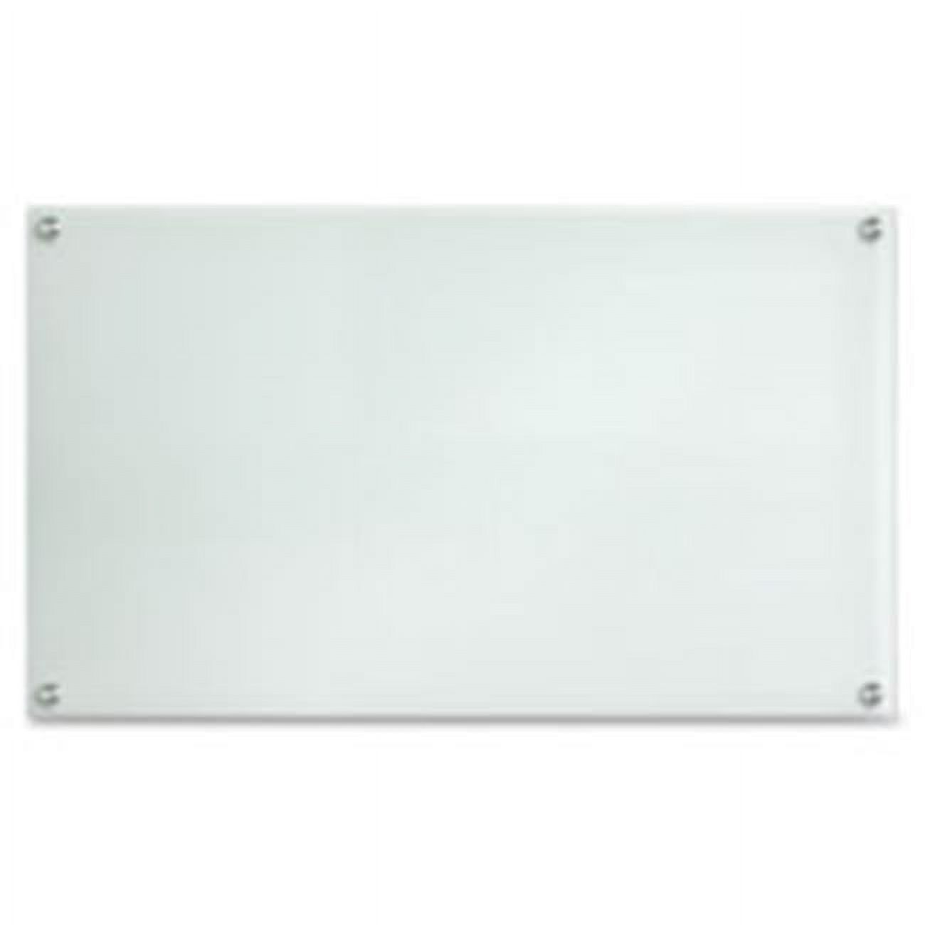 Glass DryErase Board, 30 in. x 17.5 in., Frost
