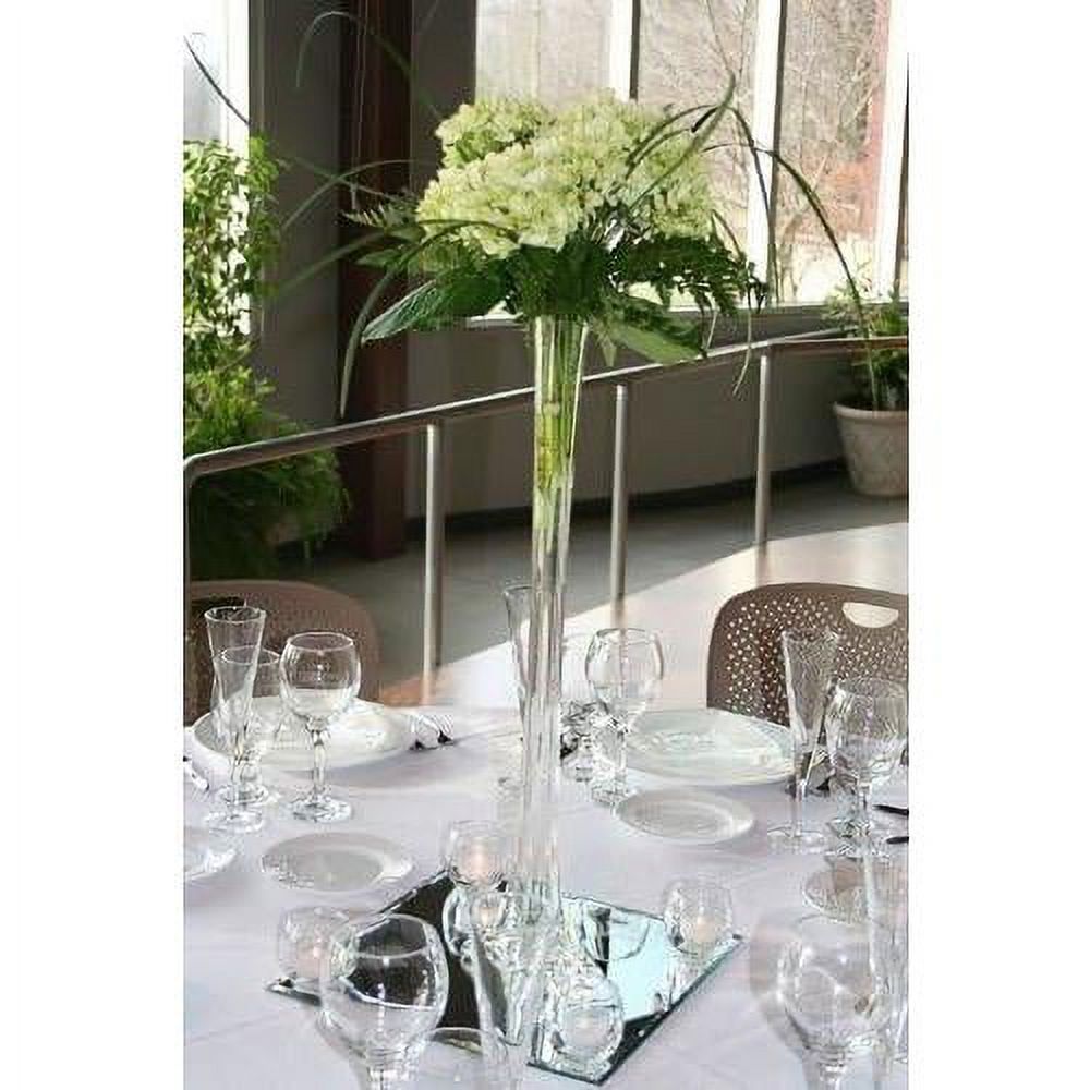 Glass Eiffel Tower Vases 12 Pack BLACK