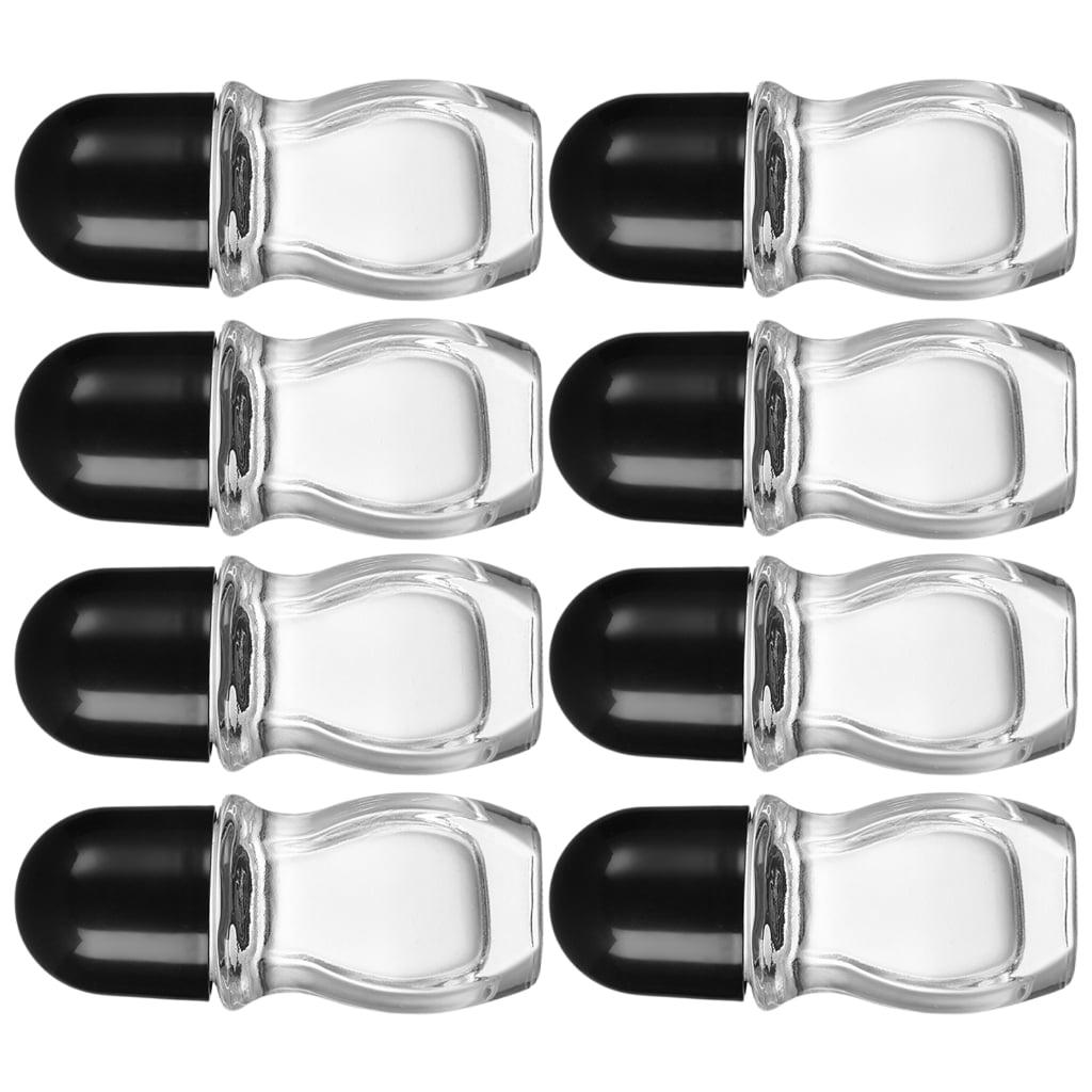 Glass Empty Roller Bottles Leak Proof Glass Bottles Oil Applications Bottles Storage Case for Travel Home Use