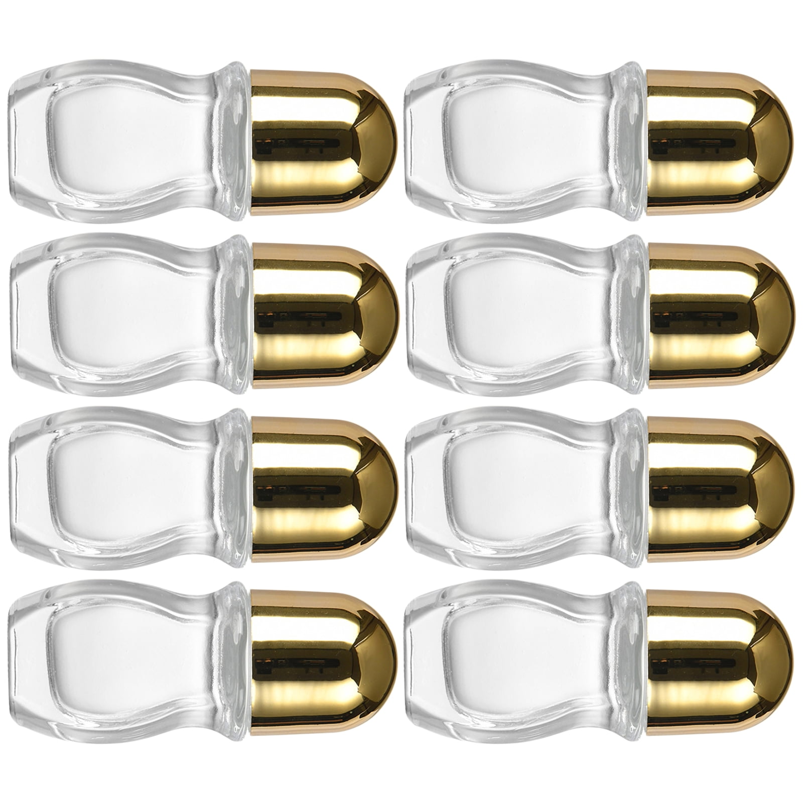 Glass Empty Roller Bottles Leak Proof Glass Bottles Oil Applications Bottles Storage Case for Travel Home Use