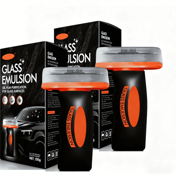 XSAOP Glass Cleaner, Oil Film Remover Paste Automotive Cleaners, 2 Counts