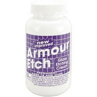 Armour Etch 15-0250 Etching Cream, White : Arts, Crafts & Sewing
