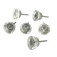 thumbnail image 1 of Glass Faceted Knob / Clear Set of 6, 1 of 1