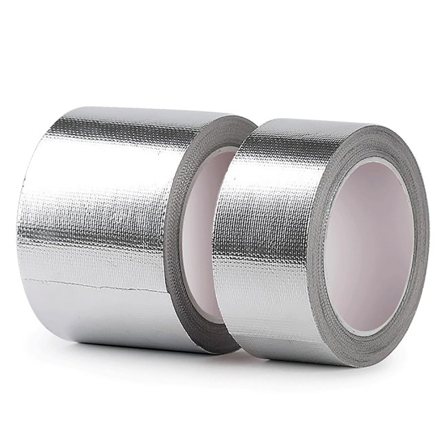 Glass Fiber Cloth Aluminum Foil Tape, 2 inch Professional Insulation