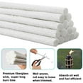 thumbnail image 1 of Glass Fiber Lamp Wick Replacement 10 Pack | 10 Inch x 0.5 Inch Torch Wick for Kerosene Oil Lanterns | Durable Long-Lasting Fiberglass | Trim to Size for Outdoor Tabletop or Pole Lighting, 1 of 8