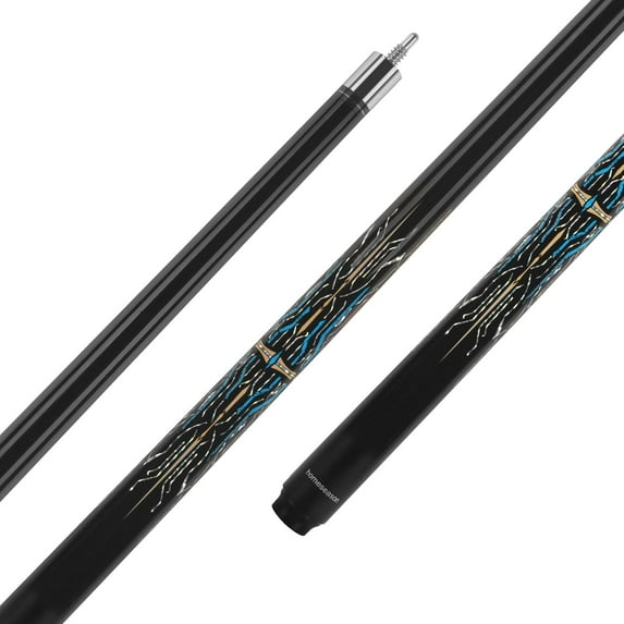 Glass Fibre Pool Cue Stick 58" Billiard Cue Sticks Professional Low Deflection Pool Sticks