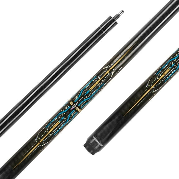 Glass Fibre Pool Cue Stick 58" Billiard Cue Sticks Professional Low Deflection Pool Sticks