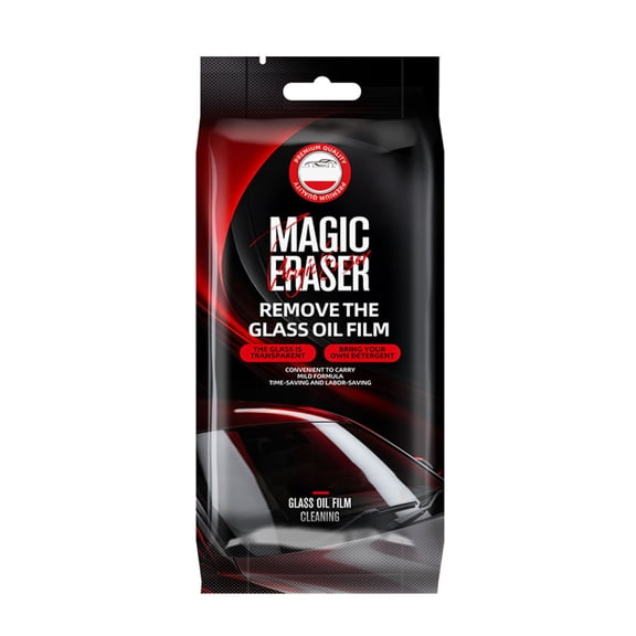 Glass Film Cleaning Sponge | 1PCS Non Scratch Window Cleaning Sponges | Rain Fog Windshield Glass Film Remover | Applicable To All Vehicles 1ml
