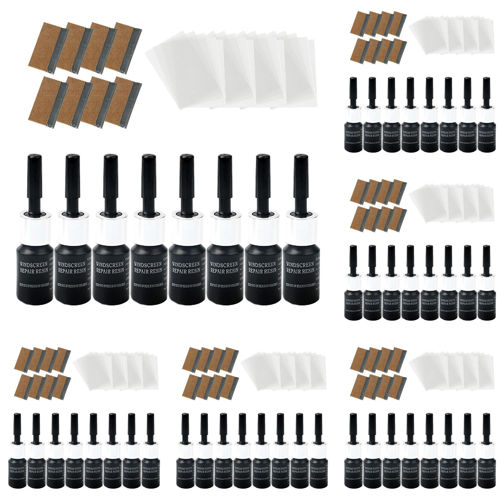 Glass Fix Kit Windshield Crack Kit Car Window Liquid Set Automotive